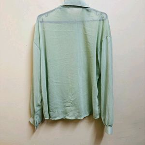 Sea Green Women Top