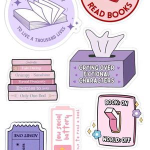 Book Lover Stickers