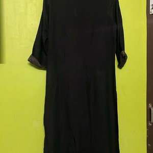 Black Beautiful W Kurta For Ladies