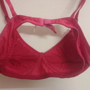 Red Colour Padded Bra