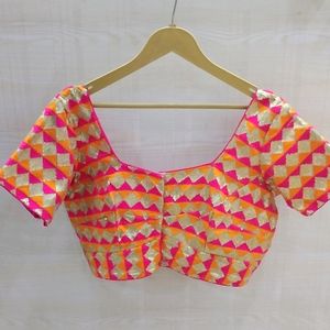 Neon Pink Blouse