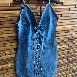 Super Cool Denim Mini Dress