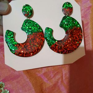 NEW RESIN HANDMADE EARINGS