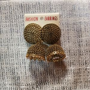 Bronze Coloured Earrings