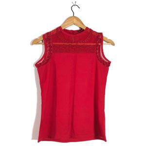 Red Casual Top(Women’s)