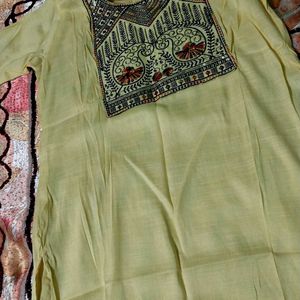 Yellow Kurti