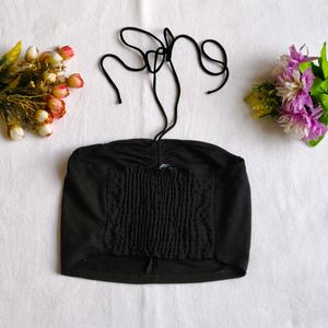 ZARA : Neck Tie Tube Top