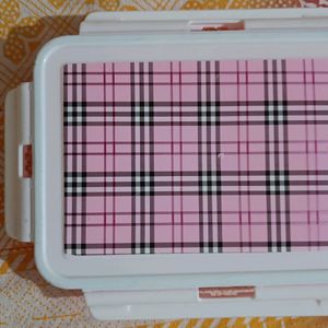 Pink Colour Tiffin Box