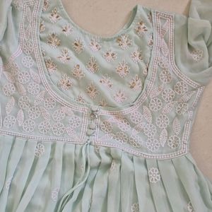 Embroidery Gown