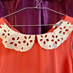 Orange Sleeveless Top By Forever 21