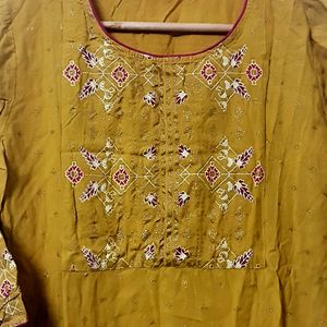 Mustard Kurti