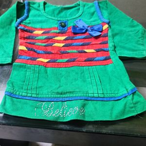 Baby Winter Frock And Top