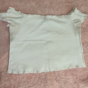 H&M Off Shoulder Crop Top