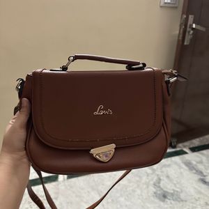 Lavie Brown Sling Bag For Girls