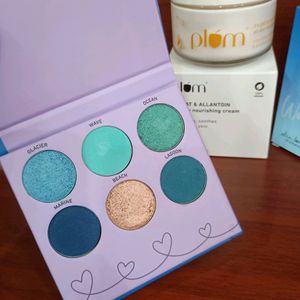 Plum Eyeshadow Palette (Water) + Freebie