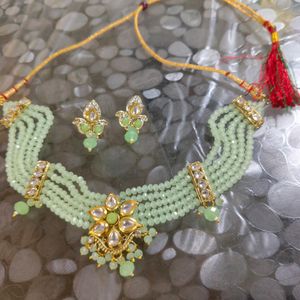 Choker And Earrings Set