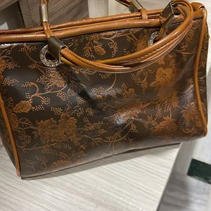 Handbag Medium Size Wenz Brand Brown Colour