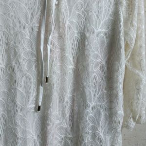 🇨🇳 MILLER'S Trendy Lace Top Layered White