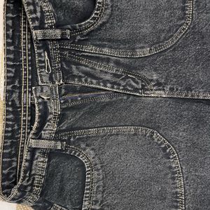 Charcoal Cargo Denim