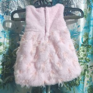 Cute Baby Girl Fur Dress - New