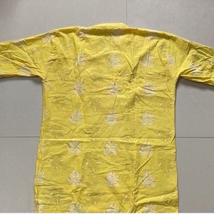 Casual Yellow Kurta