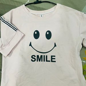 Pink Smiley Top