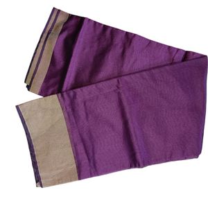 Bhagalpur Silk Saree (  Set Of 2 Pieces)