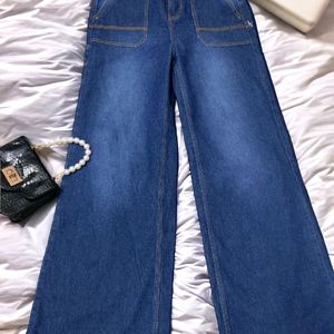 Authentic 80' Korean Style Roadster Flared Denim