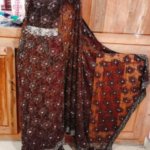 Beautiful Saree With Blouse