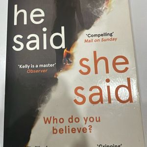 He Said/She Said By Erin Kelly