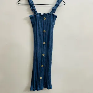 Women Smoky Blue Dress