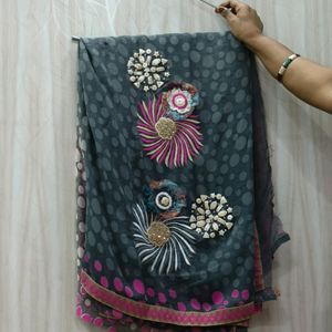 Designer Work / Heavy/ Embroidery/ Sarees