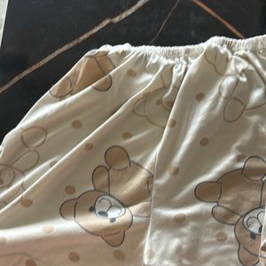 Cute Teddy Short Night Suit