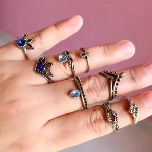 Combo Rings For Women(8 Pcs)