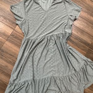 New Green Casual Dress