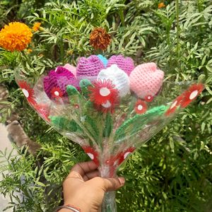 Crochet Tulip Bouquet 🌷
