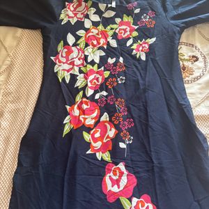 Floral Printed Kurta