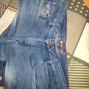 Men Denim.jeans Short Length In Coins