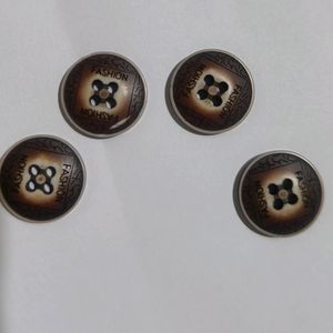 Set Of Four T-shirt/ Shirt/ Jeans Button