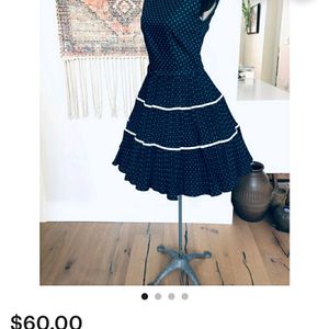 Vintage Sweet Polka Dot Skater Dress