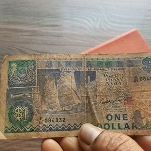 Singapore Dollar Currency Note