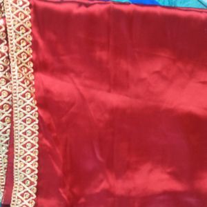 New Mulmul Silk Saree With Padded Blouse