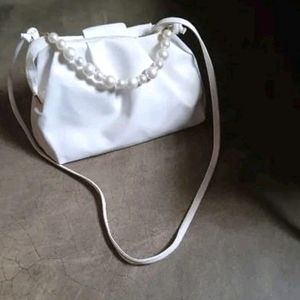 New White Sling  Bag For Women