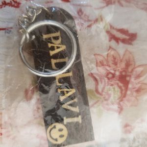 Pallavi Name Keyring