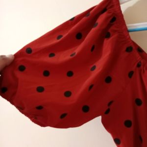 Women's Polka Dot Top