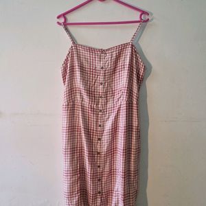 Roadster Beige And Pink Dress