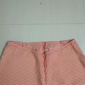 Cotton Checked Pant