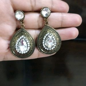 Antique Earrings With Stone