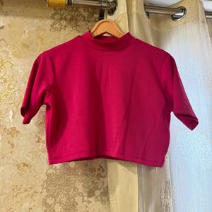 Round Neck Rose Pink Brand New Top