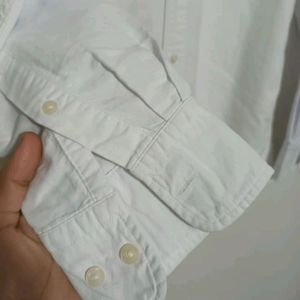 Uniqlo White Cotton Shirt